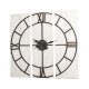 Glitzhome 31.50"D Oversized Farmhouse Wooden/Metal Wall Clock