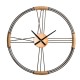 Glitzhome 31.90"D Oversized Modern Farmhouse Metal Wall Clock