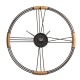 Glitzhome 31.90"D Oversized Modern Farmhouse Metal Wall Clock