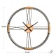 Glitzhome 31.90"D Oversized Modern Farmhouse Metal Wall Clock