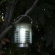 Glitzhome 17.5"H Dual Mode Solar Powered LED Insect Catcher Light with Hanger and Stake
