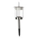 Glitzhome 17.5"H Dual Mode Solar Powered LED Insect Catcher Light with Hanger and Stake