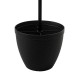 Glitzhome 74"H 3-Head Solar Lamp Post Light with a Planter Pot