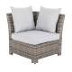 Glitzhome 10-Piece Outdoor Patio Wicker Sectional Conversation Sofa Set with Cushions