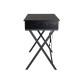 Glitzhome 43.25"L Modern Industrial Black Wood/Metal Writing Desk With 1 Outlets and 2 USB Charging Ports