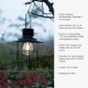 Glitzhome 9.75"H Farmhouse Black Metal Wire Solar Powered Outdoor Hanging Lantern