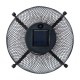Glitzhome 11.5"H Black Metal Mesh Solar Powered Outdoor Lantern with Stand