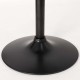 Glitzhome Mid-century Modern Black Adjustable Gaslift Swivel Bar Stool, Set of 2