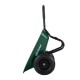 Glitzhome 5-cu ft Green Steel Framed Plastic Garden Dual-Wheel Utility Dump Cart