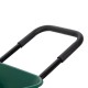 Glitzhome 5-cu ft Green Steel Framed Plastic Garden Dual-Wheel Utility Dump Cart