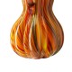 Glitzhome S/3 Multi Striped Glass Pumpkin & Gourd Decor