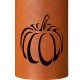 Glitzhome Hollow Out Metal Pumpkin Bucket, Set of 2