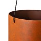 Glitzhome Hollow Out Metal Pumpkin Bucket, Set of 2