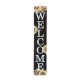 Glitzhome 42"H Fall Lighted Wooden "WELCOME" Porch Board Sign