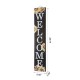 Glitzhome 42"H Fall Lighted Wooden "WELCOME" Porch Board Sign