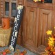 Glitzhome 42"H Fall Lighted Wooden "WELCOME" Porch Board Sign