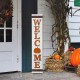 Glitzhome 42"H Fall Wooden "WELCOME" Porch Board Sign