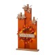 Glitzhome 30"H Fall Lighted Wooden Pumpkin Décor with Wreath