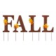 Glitzhome 24"H Metal "FALL" Yard Stake or Wall Décor or Standing Decor (Three Functions)