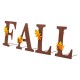 Glitzhome 24"H Metal "FALL" Yard Stake or Wall Décor or Standing Decor (Three Functions)