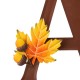 Glitzhome 24"H Metal "FALL" Yard Stake or Wall Décor or Standing Decor (Three Functions)