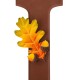 Glitzhome 24"H Metal "FALL" Yard Stake or Wall Décor or Standing Decor (Three Functions)