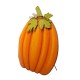 Glitzhome Fall Oversized Metal Pumpkin Yard Stake or Wall Décor or Standing Decor (Three Functions) 