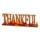 Glitzhome 20"L "THANKFUL" Wooden Table Decor or Centerpiece