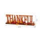 Glitzhome 20"L "THANKFUL" Wooden Table Decor or Centerpiece