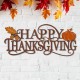 Glitzhome 24"L Metal "HAPPY THANKSGIVING" Wall Décor