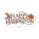 Glitzhome 24"L Metal "HAPPY THANKSGIVING" Wall Décor