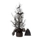 Glitzhome 20"H Halloween Table Tree with Lighted Bats Decor