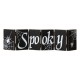 Glitzhome Halloween Wooden Hinged Table Signs (Spooky and Wicked)