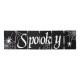 Glitzhome Halloween Wooden Hinged Table Signs (Spooky and Wicked)