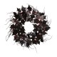 Glitzhome 26"D Lighted Halloween Bat Wreath