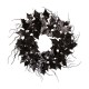 Glitzhome 26"D Lighted Halloween Bat Wreath