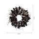 Glitzhome 26"D Lighted Halloween Bat Wreath