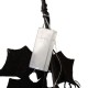 Glitzhome 72"L Lighted Halloween Bat Garland