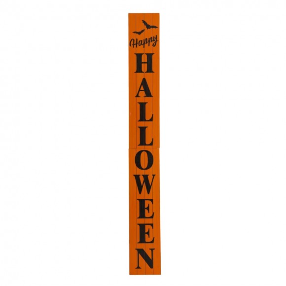 Glitzhome 60"H Wooden "Happy HALLOWEEN" Porch Sign Board