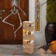 Glitzhome 30"H Lighted Wooden Mummy Porch Decor