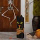 Glitzhome 30"H Lighted Wooden Black Cat Porch Decor