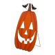 Glitzhome 36"H Lighted Metal Cutout Pumpkin Porch Decor