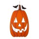 Glitzhome 36"H Lighted Metal Cutout Pumpkin Porch Decor