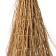 Glitzhome 42"H Lighted Wooden Witch's Broom Porch Decor