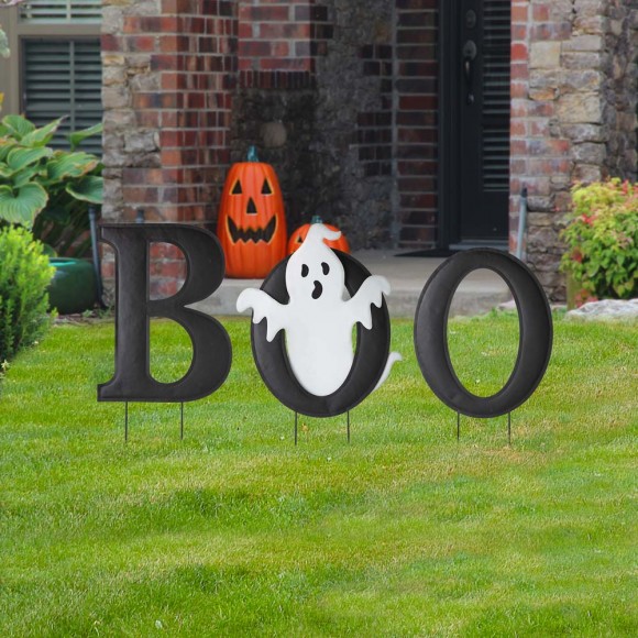 [OFFICIAL] Glitzhome 30"H Halloween Metal Ghost BOO Yard Stake or