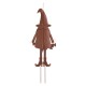 Glitzhome 36"H Halloween Metal Gnome Yard Stake or Hanging Decor (Two Functions)