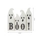 Glitzhome 12"L Halloween Wooden Ghost Table Decor