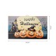 Glitzhome 24"L Halloween Wooden Wall Décor with LED Lights