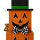 Glitzhome 36"H Double Sided Stacked Wooden Box Porch Decor For Halloween and Fall