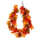 Glitzhome 72"L Fall Lighted Maple Leaves Garland